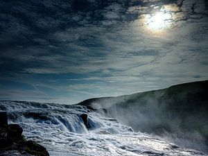 Gullfoss, IJsland van Eddy Westdijk