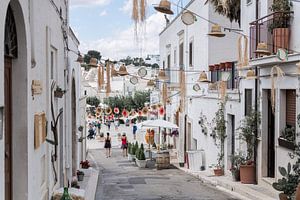 La décoration des rues d'Alberobello