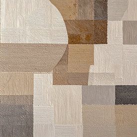 Modern minimalistisch: Leinentexturen in neutralen Farbtönen von STUDIO ARTSY