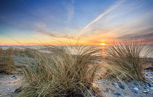 Gouden zonsondergang van Werner Reins