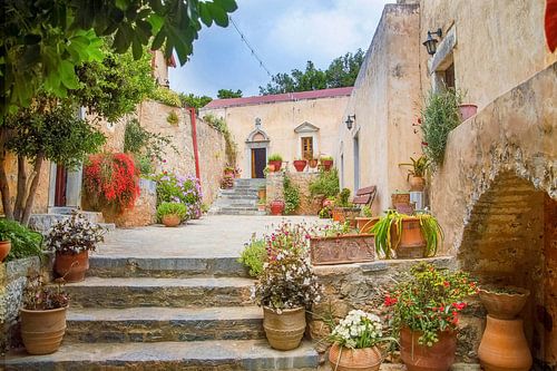 Courtyard Monastery, Crete (Greece)