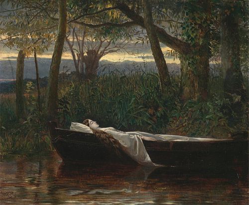 De Vrouwe van Shalott, Walter Crane