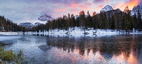 Sunrise in the Dolomites