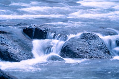 Rivier met lange blootstelling