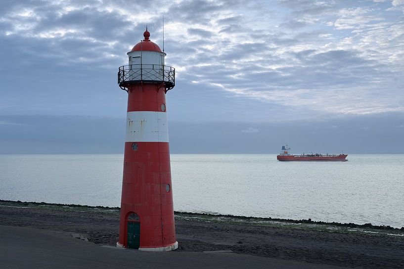 The Westkapelle lighthouse at the blue hour - Beautiful Zeeland by Rolf Schnepp
