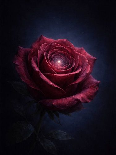 Purpurrote ewige Rose