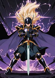 Dark Knight holding Sword Power Up