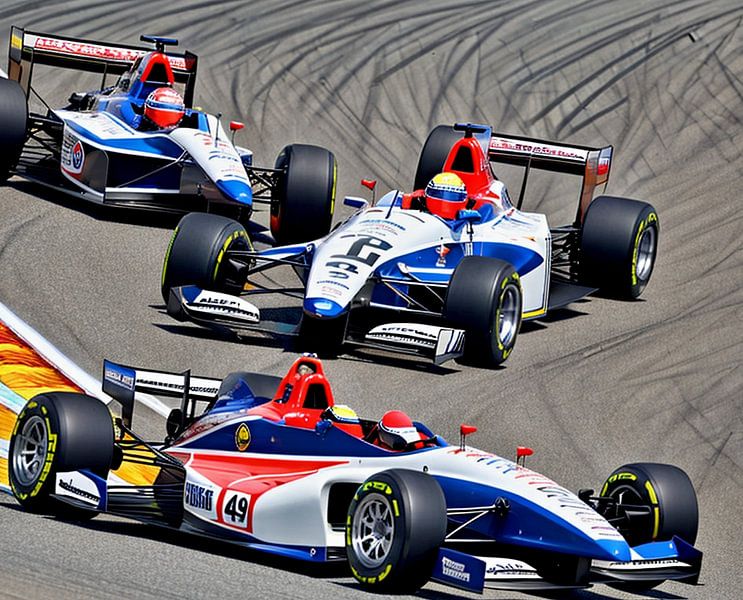 Voiture de course de Formule 1 par insideportugal