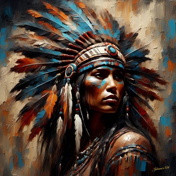 Native American Heritage 2 by Johannas Art Creations