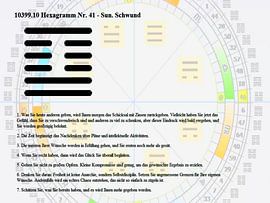 Hexagramme n° 41 - Sun. Retrait 10399.10