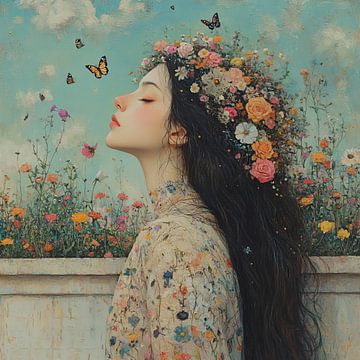 Women's Flowers by Eye catching paintings