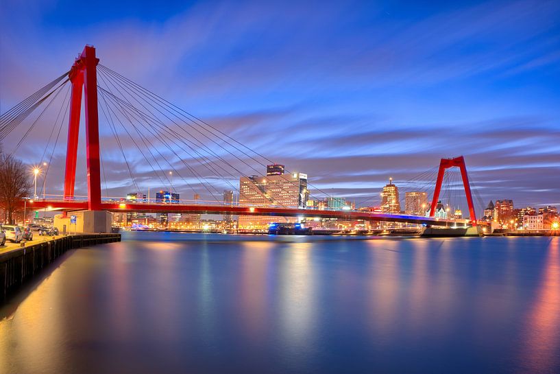 Bridge Rotterdam in the twilight par Rens Marskamp