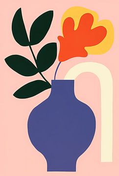 Pastellfarbene Vase von ByNoukk