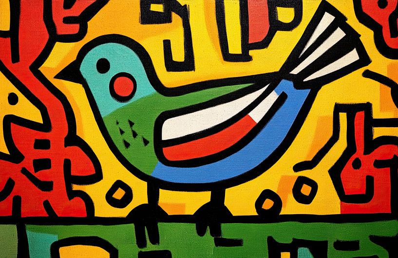 Merry Bird by ARTEO Paintings