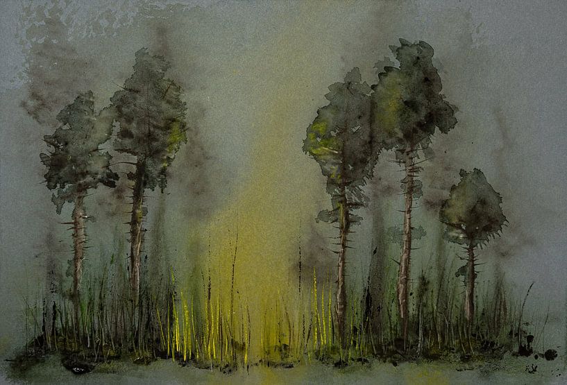 aquarel part 66 van Tania Perneel