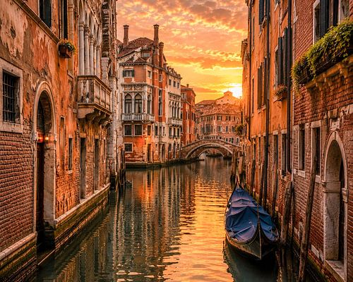 Romantic Venice by Moonlight
