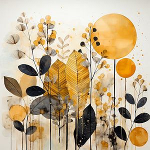 Botanische Serie: gold/gelb (1)