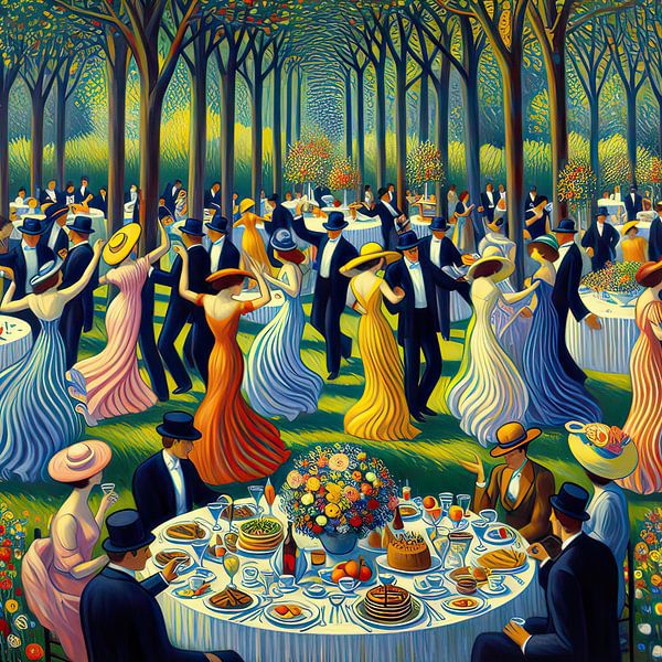 A la garden-party par Kay Weber