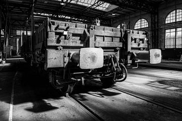 wagon in the workshop by Eugene Winthagen