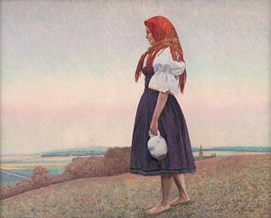 Ivan Žabota, Mädchen mit einem Krug, 1920er Jahre