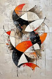 Dynamisch Oranje Zwart