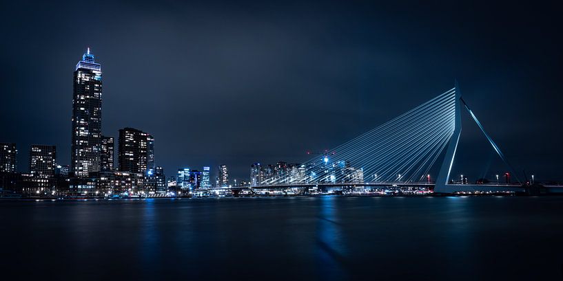 Rotterdam by night by Caatje Clicks