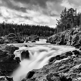 Wasserfall bei Ritterspranget, Norwegen sur Johan Zwarthoed