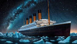 Titanic's Eternal Voyage: A Celestial Odyssey van Retrotimes