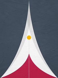 MODERNE BUNTE GEOMETRISCHE ABSTRAKTE KUNST von Online Arts