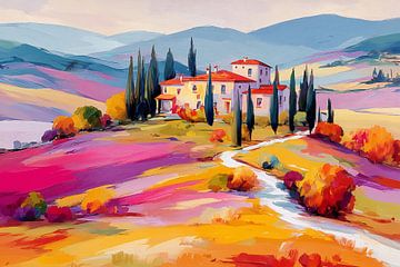 Cypress Road to Paradise no.2 van Studio BB