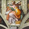 Michelangelo. Sistine Chapel, Sibila by 1000 Schilderijen