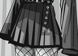 Landscape Sexy Lingerie Anime Gray