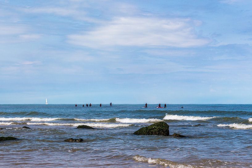 The North Sea at Ostend by didier de borle