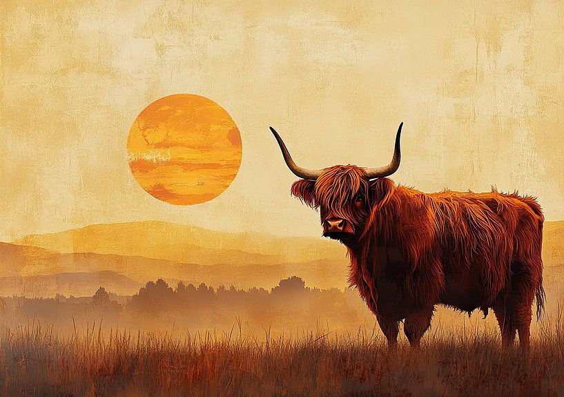 Highland Cow von Niklas Maximilian