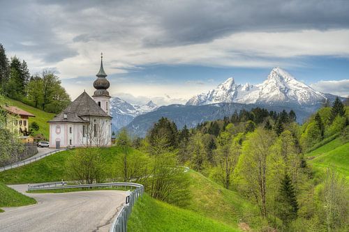 Maria Gern und Watzmann im Frühling