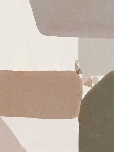 Formes abstraites aux tons terreux