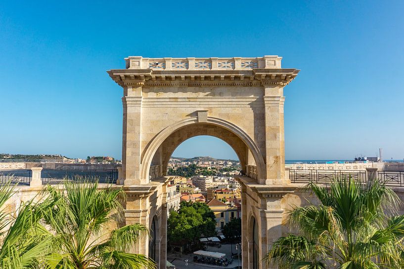 View from the Bastione di Saint Remy in Cagliari (Sardinia) by Just Go Global