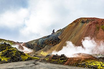 Kleurrijke bergen rond Landmannalaugar in IJsland van Sjoerd van der Wal Fotografie