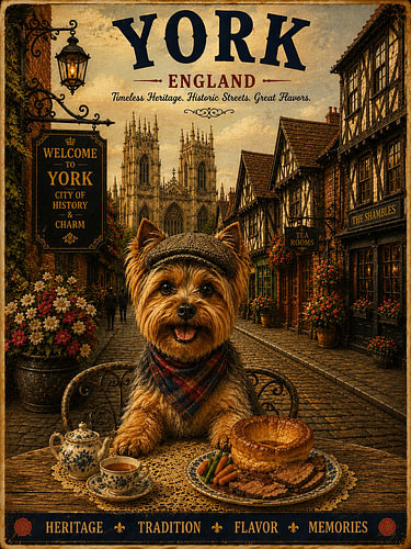 Yorkshire Terriers in York, England