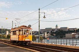 Historische Straßenbahn in Budapest von Floris Kleyn