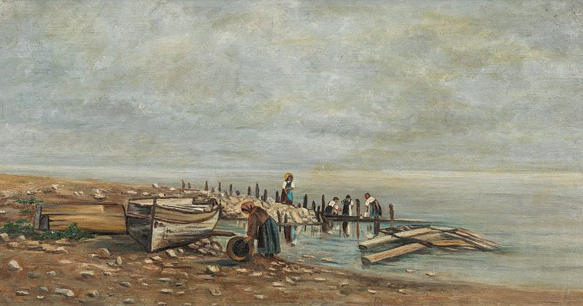 Theodor von Hörmann, Fishermen on the Beach, 1874 by Atelier Liesjes