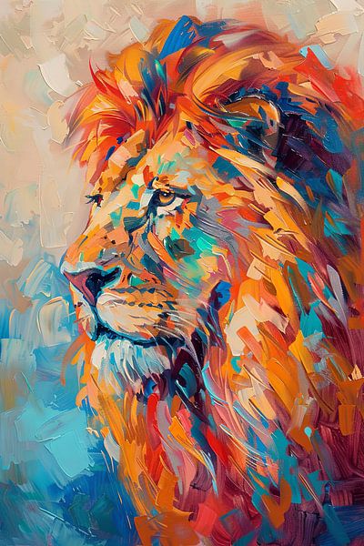 Löwe - Löwe von Poster Art Shop