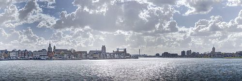Zicht op Dordrecht en Zwijndrecht