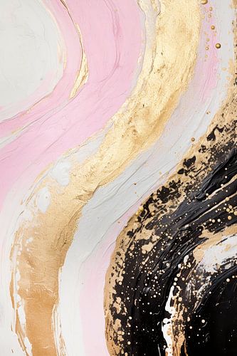 ABSTRAKTE KUNST Gouden Rivier