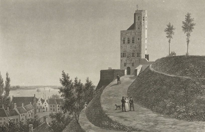 Willem Hendrik Hoogkamer, Aussichtsturm Belvedere in Nijmegen, 1832 - 1864 von Atelier Liesjes