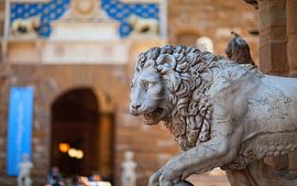 Skulptur eines Medici-Löwen von Yevgen Belich