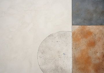Rust in Vormen van Abstract Schilderij