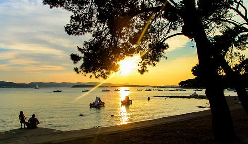 The end of a beautiful day