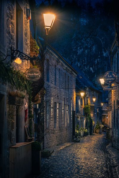 Night photo Durbuy by Edward Sarkisian