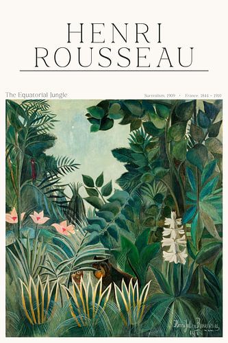 Henri Rousseau - The Equatorial Jungle